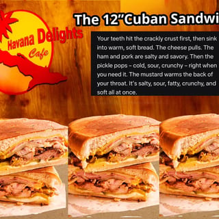 12" Cuban Sandwich