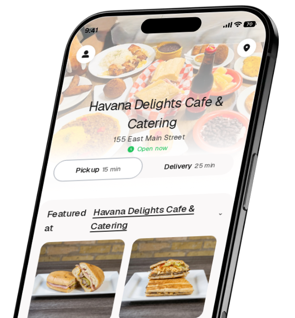Havana Delights Cafe & Catering app preview